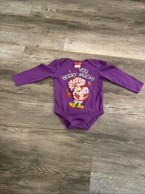 Strawberry Shortcake Purple 'I Love You Berry‎ Much' One-Piece